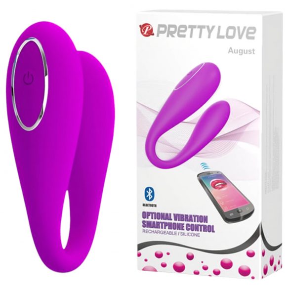 Pretty Love August - vibratore intelligente ricaricabile per il punto G e il clitoride (rosa)