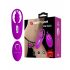 Stimolatore Clitorideo Nascosto "Love Bunny" Ricaricabile con Telecomando Wireless (Rosa) 