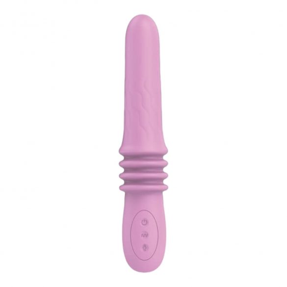 Vibratore ricaricabile impermeabile con movimento pulsante Pretty Love Susie (rosa) 