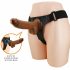 Pretty Love Harness - strap-on universale con dildo - 17 cm (nero)