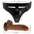 Pretty Love Harness - strap-on universale con dildo - 17 cm (nero)