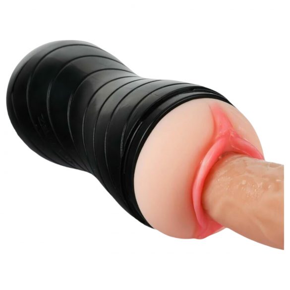 Masturbatore Uomo 2in1 con Bocca e Vagina Realistiche 