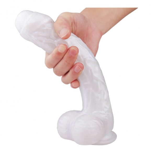 Dildo Superrealistico Martin HD con Ventosa e Testicoli (Bianco) 