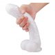 Dildo Superrealistico Martin HD con Ventosa e Testicoli (Bianco) 