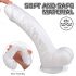 Dildo Superrealistico Martin HD con Ventosa e Testicoli (Bianco) 