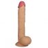 Dildo Realistico con Ventosa e Testicoli Lovetoy King-Sized - 25cm (Naturale) 