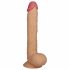 Dildo Realistico con Ventosa e Testicoli Lovetoy King-Sized - 25cm (Naturale) 