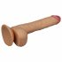 Dildo Realistico con Ventosa e Testicoli Lovetoy King-Sized - 25cm (Naturale) 