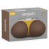 Lovetoy Streetgirl's 12 - torace con vagina e tanga (naturale scuro)