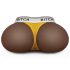 Lovetoy Streetgirl's 12 - torace con vagina e tanga (naturale scuro)