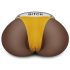 Lovetoy Streetgirl's 12 - torace con vagina e tanga (naturale scuro)