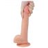 Lovetoy Nature Cock - dildo realistico con base a ventosa - 21 cm (naturale)