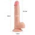 Lovetoy Nature Cock - dildo realistico con base a ventosa - 21 cm (naturale)