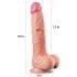 Lovetoy Nature Cock - dildo realistico a doppio strato - 25 cm (naturale)