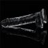 Lovetoy Flawless Clear - Suction Cup Dildo with Balls - 19cm (Transparent) 