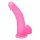 Lovetoy Jelly Studs - dildo realistico con base - 20cm (rosa)