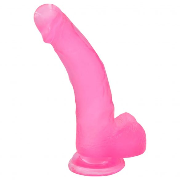 Lovetoy Jelly Studs - dildo realistico con base - 20cm (rosa)