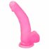 Lovetoy Jelly Studs - dildo realistico con base - 20cm (rosa)