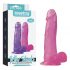 Lovetoy Jelly Studs - dildo realistico con base - 20cm (rosa)