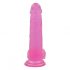 Lovetoy Jelly Studs - dildo realistico con base - 20cm (rosa)