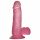 Lovetoy Jelly Studs - Dildo realistico con base - 15cm (rosa)