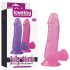 Lovetoy Jelly Studs - Dildo realistico con base - 15cm (rosa)