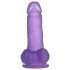 Lovetoy Jelly Studs - Dildo realistico con base - 15cm (viola)