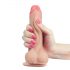 Lovetoy Sliding-Skin - Dildo a doppio strato 18cm (naturale)