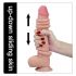 Dildo Realistico a Doppio Strato con Ventosa - Lovetoy Sliding-Skin 23cm (Naturale) 