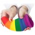 Lovetoy Prider - plug anale arcobaleno 15 cm