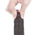 Lovetoy Sliding-Skin - Dildo a doppio strato 18 cm (marrone)