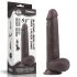 Lovetoy Sliding-Skin - Dildo a doppio strato - 23cm (marrone)