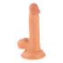 Signor Delicato - Dildo Adesivo con Testicoli e Ultra-realistic - 17cm (Naturale) 