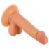 Mr. Rude - Dildo realistico con ventosa e testicoli - 17cm (naturale)