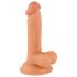 Mr. Rude - Dildo realistico con ventosa e testicoli - 17cm (naturale)