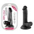 Signor Gentile - Dildo realistico con ventosa e testicoli - 17cm (nero) 