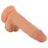 Mr. Rude - Dildo realistico con ventosa e testicoli - 19cm (naturale)