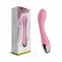 Vibratore ricaricabile per punto G "Lonely" in silicone vellutato (rosa) 