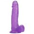 Dildo Realistico Viola Tracy's Dog Jelly 8 con Ventosa e Testicoli 