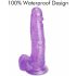 Dildo Realistico Viola Tracy's Dog Jelly 8 con Ventosa e Testicoli 