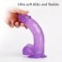 Dildo Realistico Viola Tracy's Dog Jelly 8 con Ventosa e Testicoli 