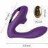 Tracy's Dog 2 - Vibratore 2 in 1 con onde d'aria (viola)