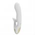 Vibratore flessibile e ricaricabile con stimolatore clitorideo Tracy's Dog VX008 (bianco) 