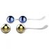 Set di Sfere Kegel Nalone Yany Love - Variabile e Ponderato (Blu-Oro) 