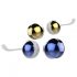 Set di Sfere Kegel Nalone Yany Love - Variabile e Ponderato (Blu-Oro) 