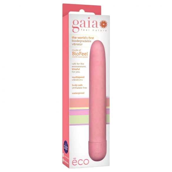 Gaia Eco L - Vibratore ecologico rosa - grande