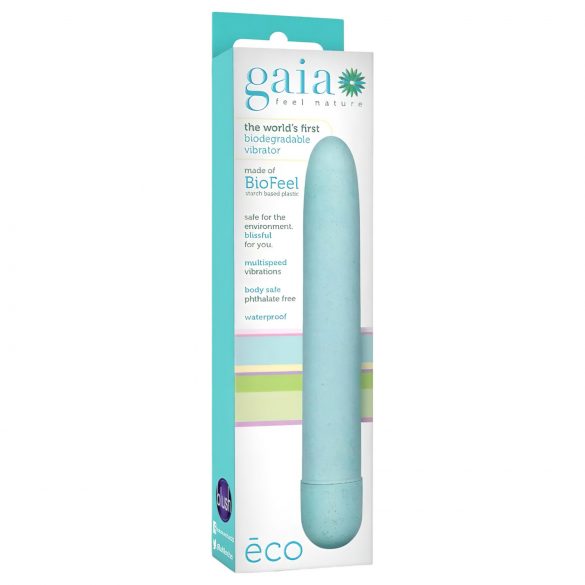 Gaia Eco L - Vibratore ecologico grande (blu)