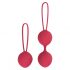 Set di palline di Kegel Cotoxo Cherry per il rinforzo muscolare profondo - Duo rosso elegante 