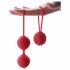 Set di palline di Kegel Cotoxo Cherry per il rinforzo muscolare profondo - Duo rosso elegante 