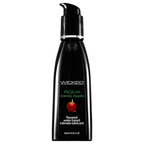 Lubrificante al Gusto di Mela Caramellata Wicked - Base Acquosa (60ml) 